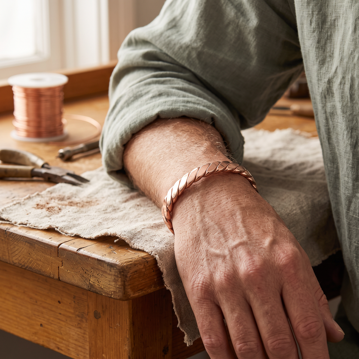 Nora's Tak Koperen Armband