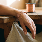 Nora's Hout Koperen Armband