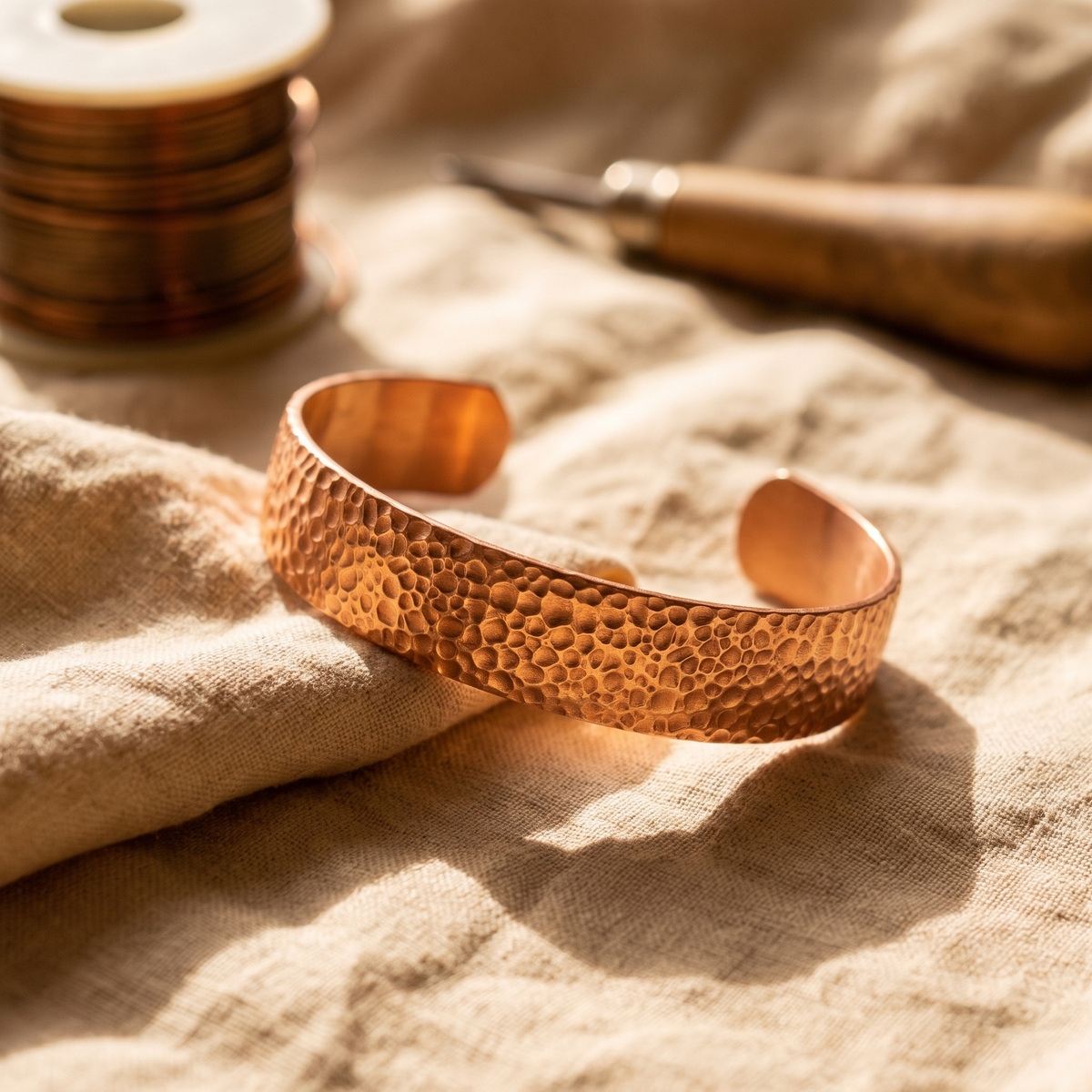 Nora's Maan Koperen Armband