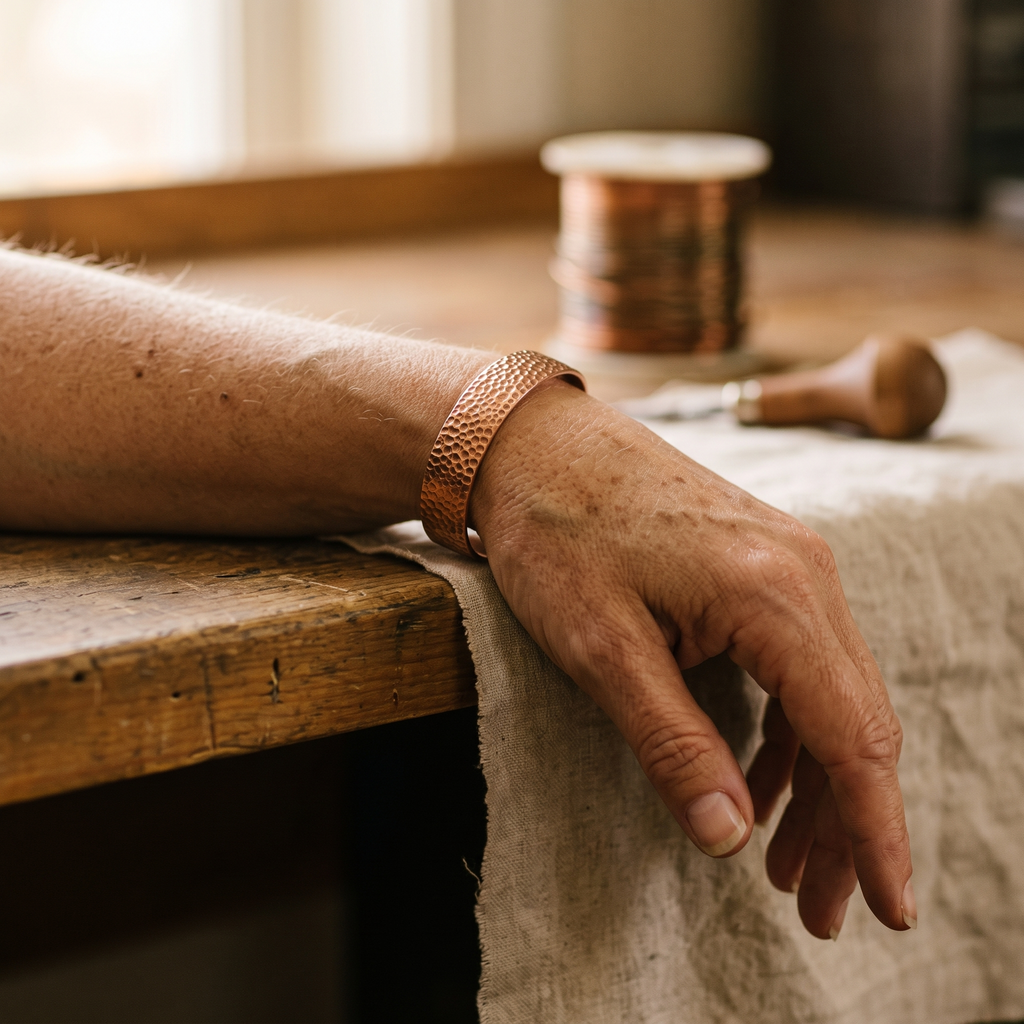 Nora's Maan Koperen Armband