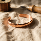 Nora's Vloed Koperen Armband