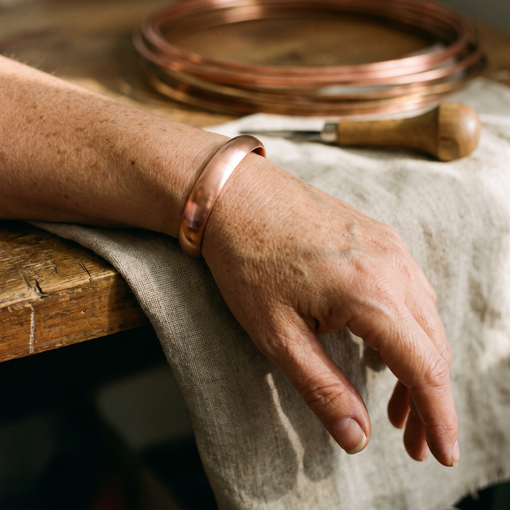 Nora's Vloed Koperen Armband