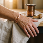 Nora's Stroming Koperen Armband