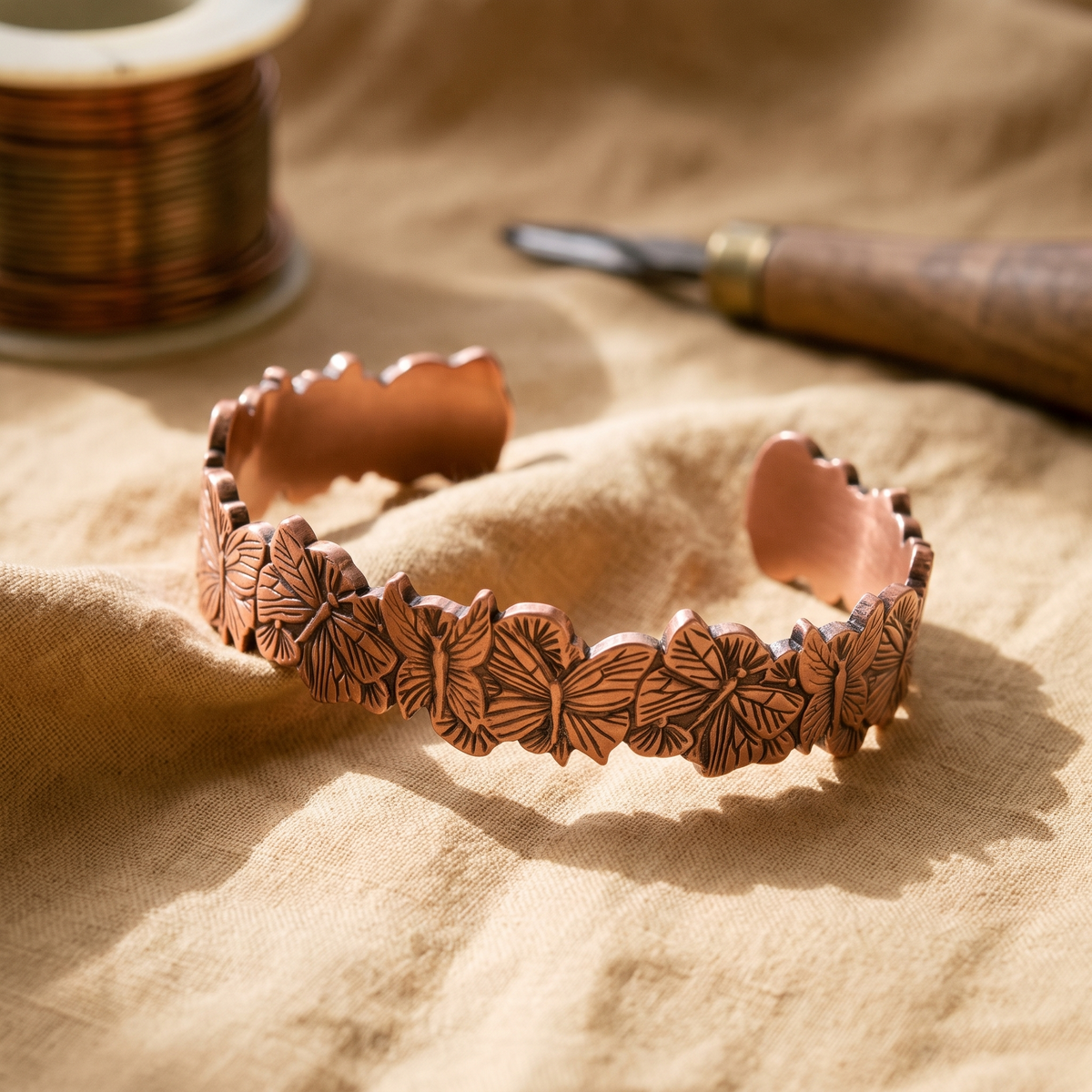 Nora's Hemel Koperen Armband